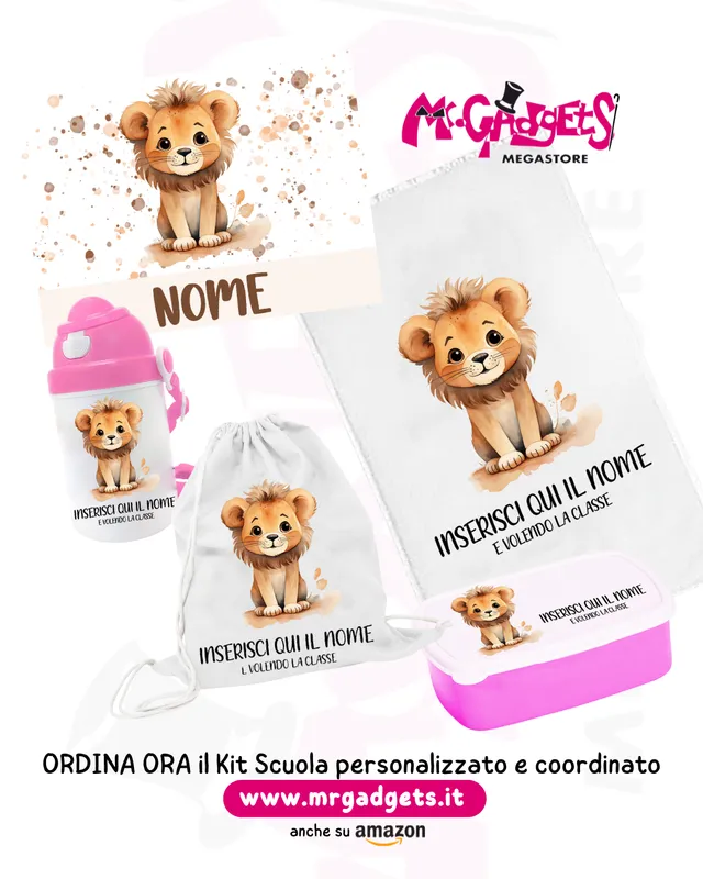 Mr. Gadgets Kit Scuola Leone coordinato bambini