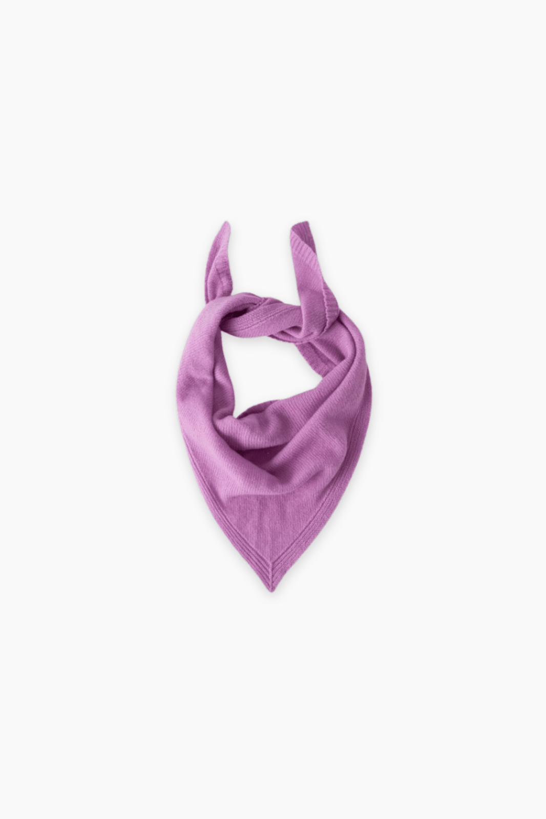 The New Society Breeze bandana viola lana merino cashmere