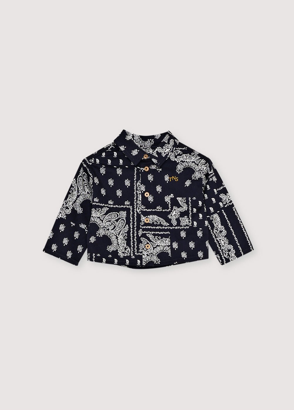 The New Society Luis camicia neonato bandana cotone
