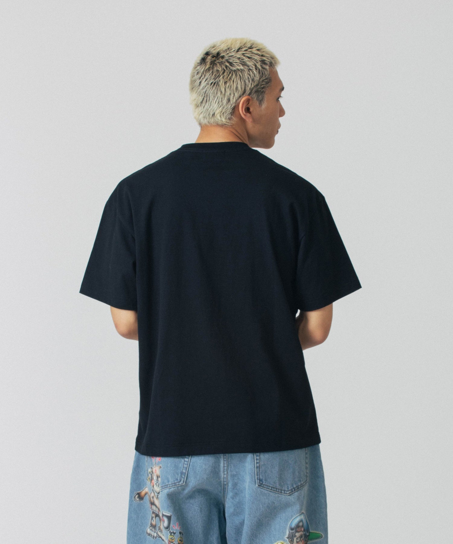 X-Large XL Burning t-shirt manica corta stampa fronte