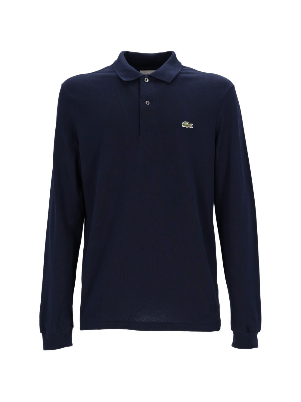 Lacoste L1312 polo manica lunga blu navy cotone