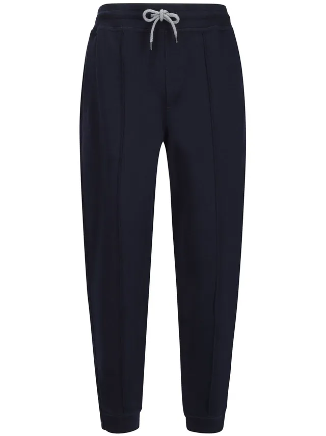 Brunello Cucinelli MM8313263G pantaloni cobalto