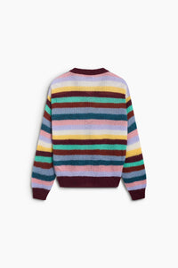 The New Society Julia Cardigan Donna Mohair Rigato