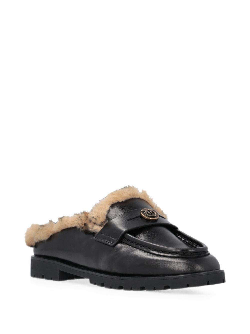 Pinko SD0683P186Z99 NORA09 mocassini neri donna