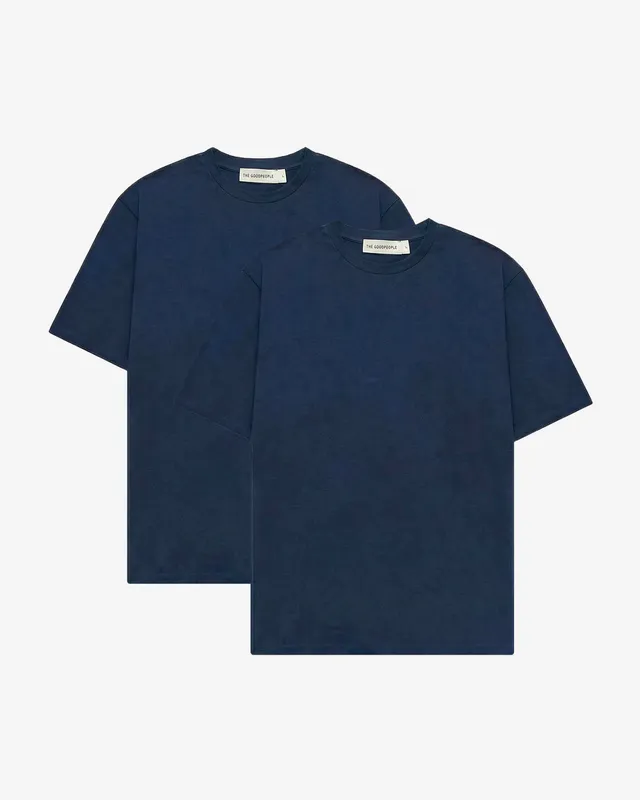 Goodpeople Ted Duo maglietta navy 2 pezzi elasticizzata