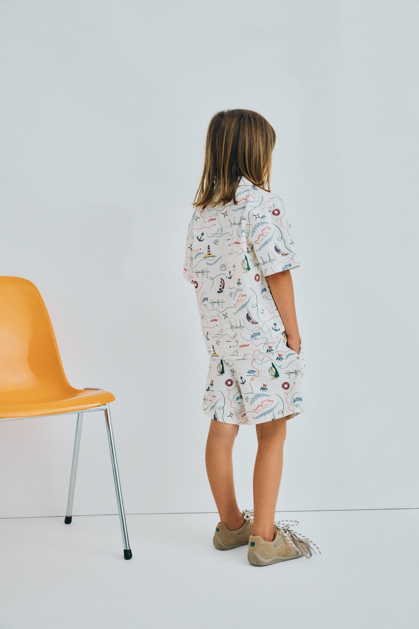 The New Society Clove Shirt camicia mappa cotone maniche corte