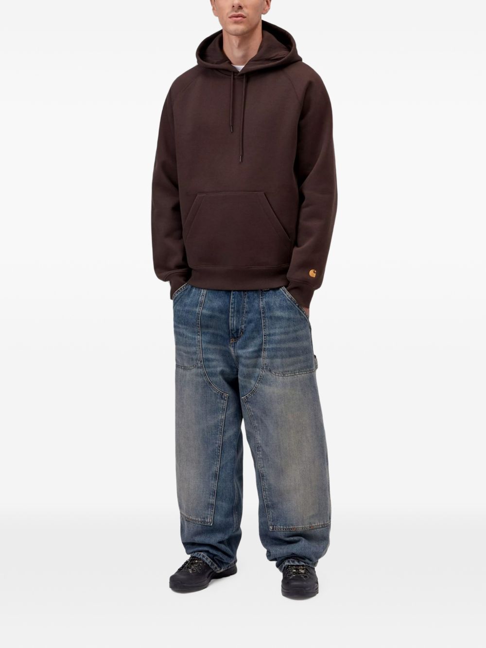 Carhartt I033661 felpa palisander gold uomo