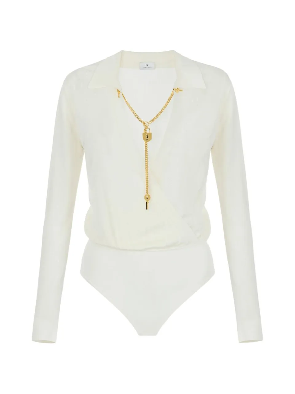 Elisabetta Franchi BK03S66E2 top donna burro