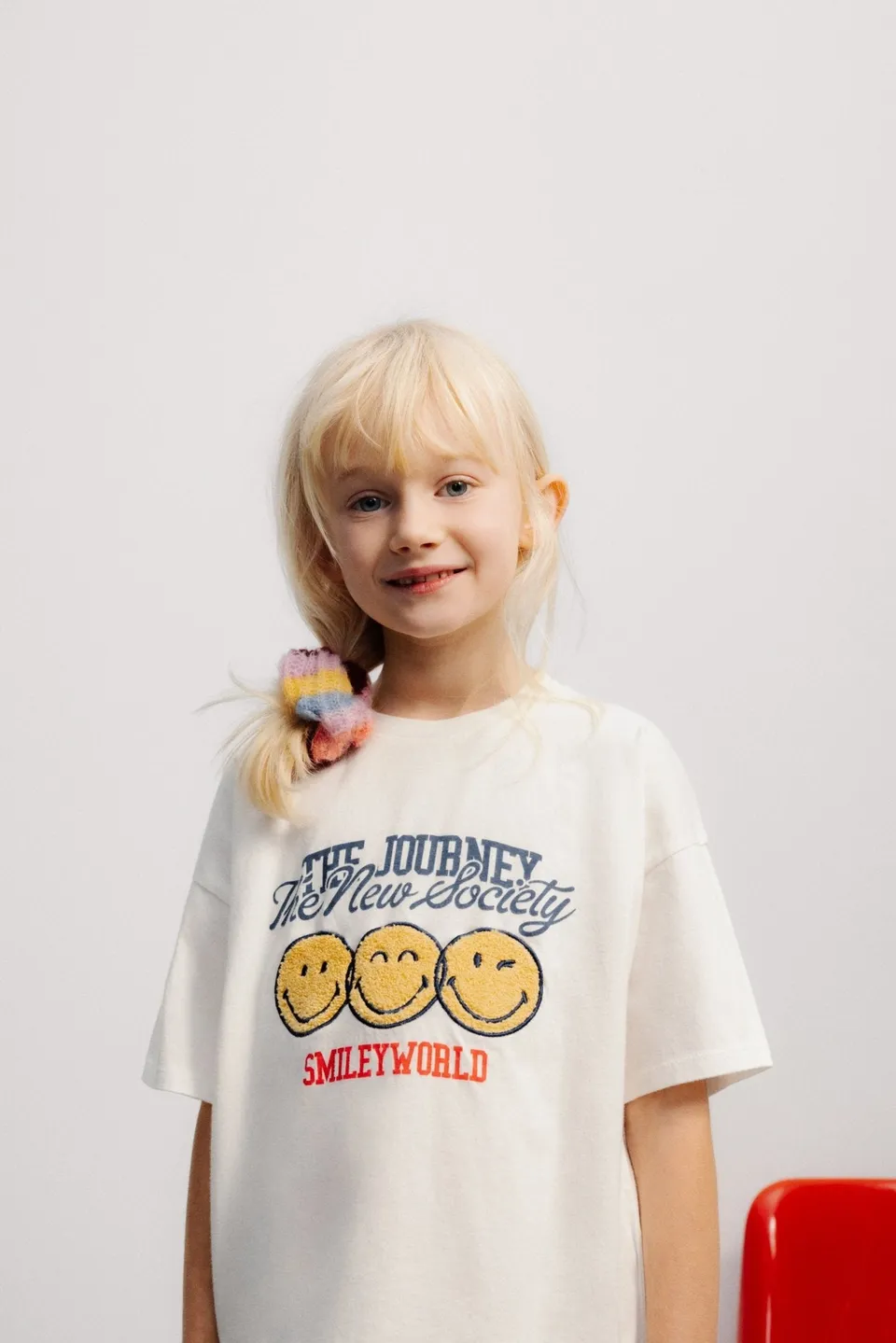 The New Society SmileyWorld t-shirt teen cotone