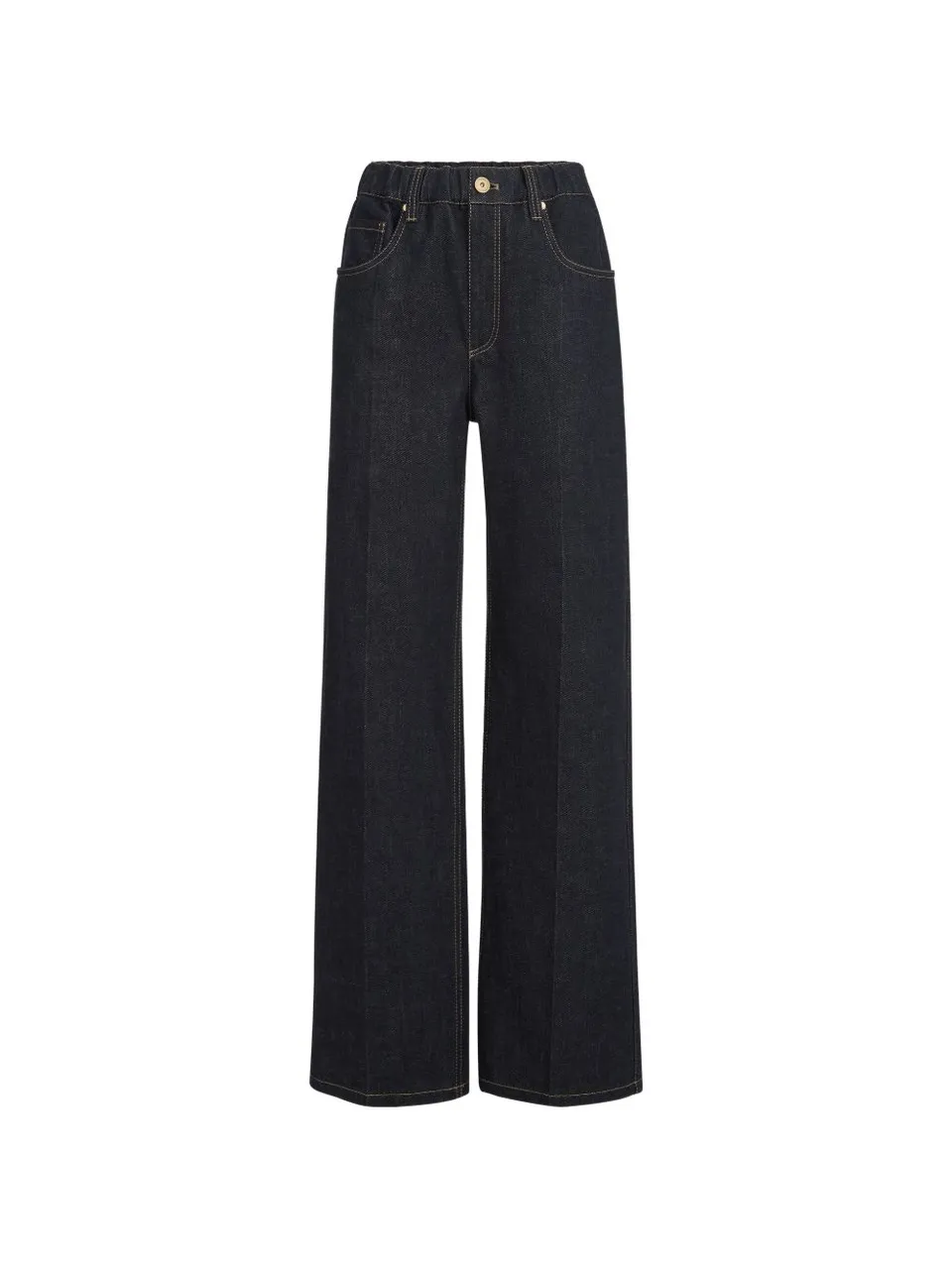 Brunello Cucinelli ML134P4108 pantaloni blu donna