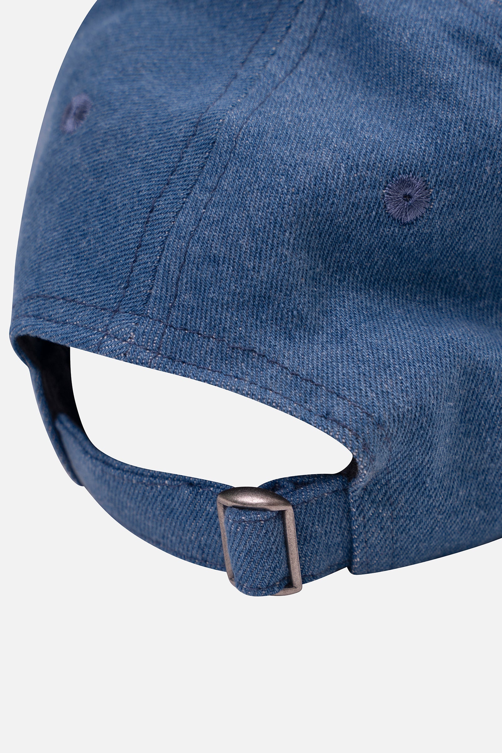 GOODPEOPLE Xcap cappello cinque pannelli denim blue