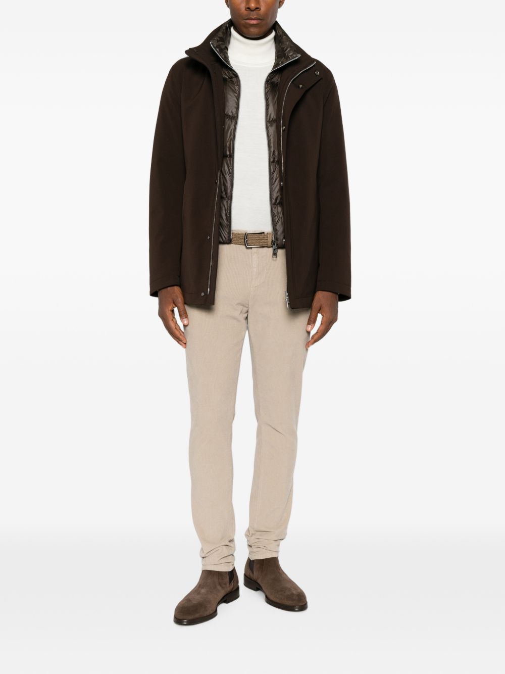 Dondup UP235 jeans uomo beige denim