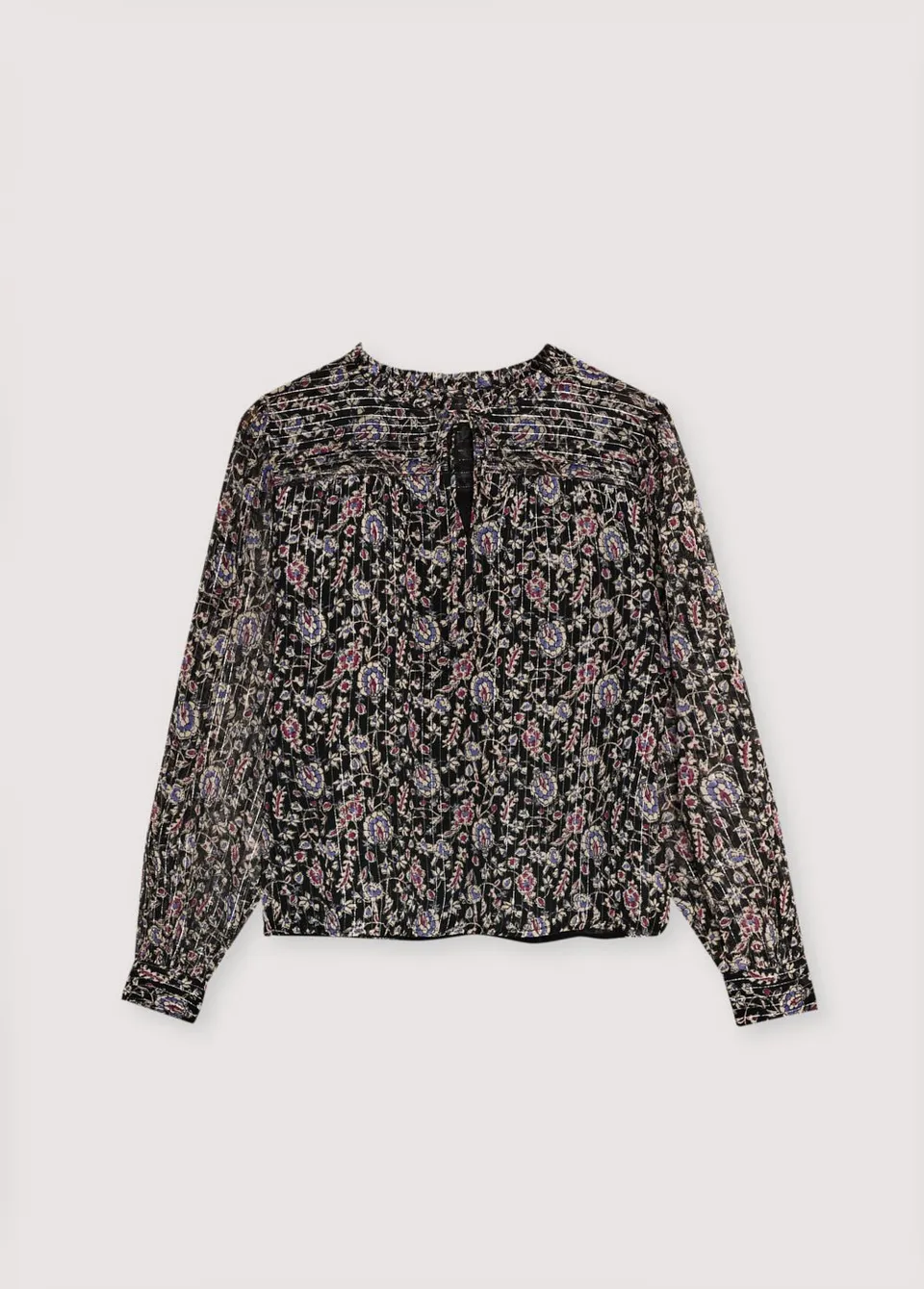 The New Society Francisca camicetta donna fantasia lurex