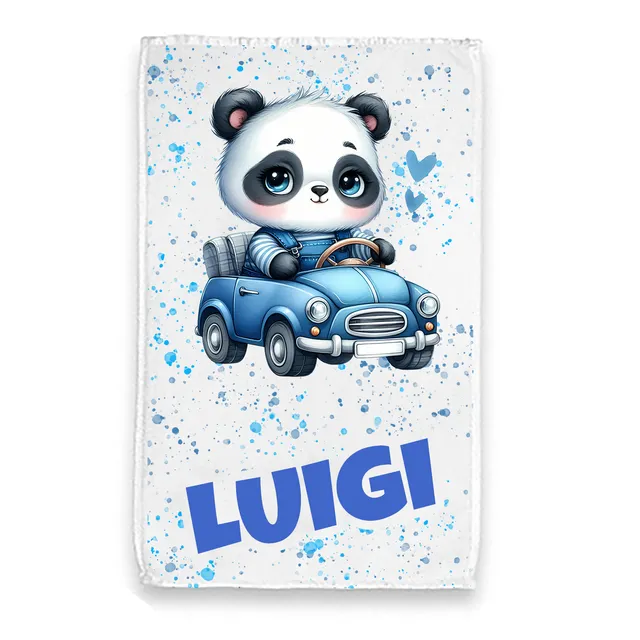 Mr. Gadgets Panda asciugamano bambini spugna personalizzato