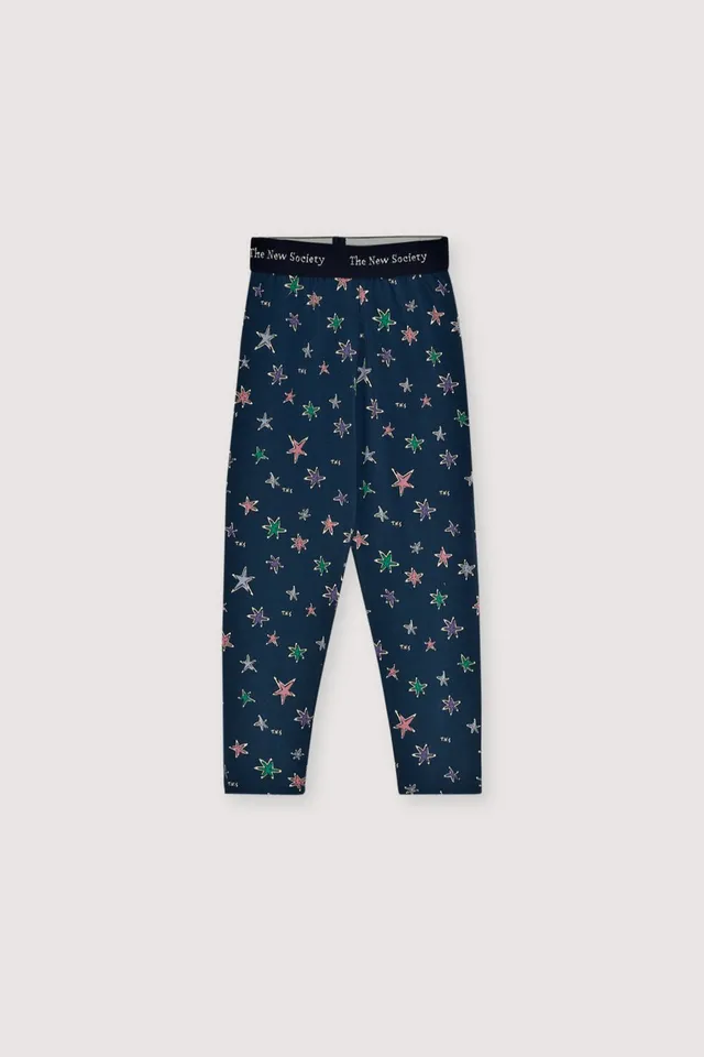 The New Society Althea leggings bambina 6y fiori cotone