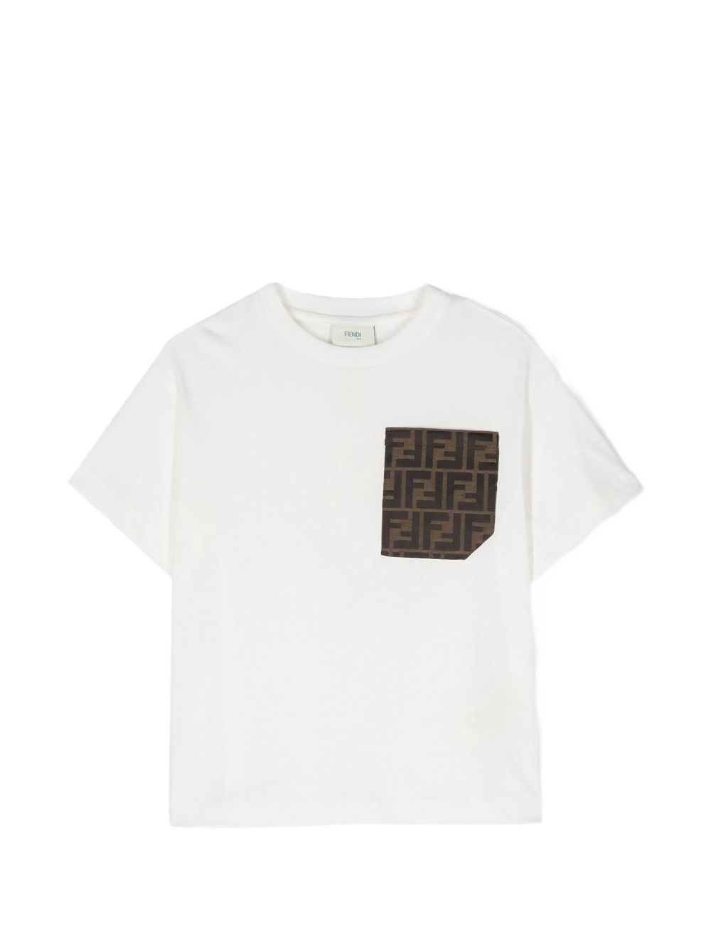 Fendi Kids JUI150 7AJF0TU9 t-shirt bambina