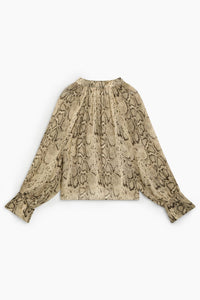 The New Society Isley camicia donna serpente viscosa