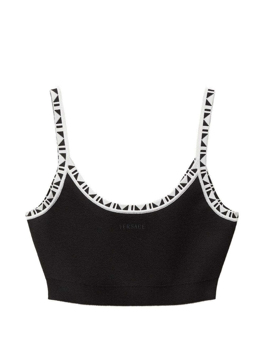 Versace 1025356 top nero donna