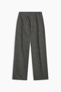The New Society Opal Pantaloni Donna Lana con Pieghe