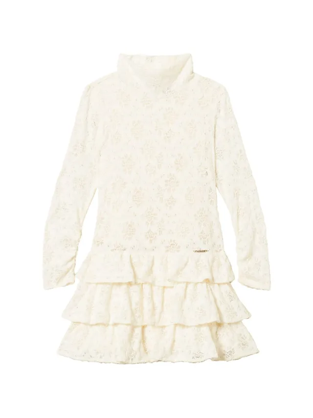 Twinset Girl 262GJ2190 abito corto bambina bianco