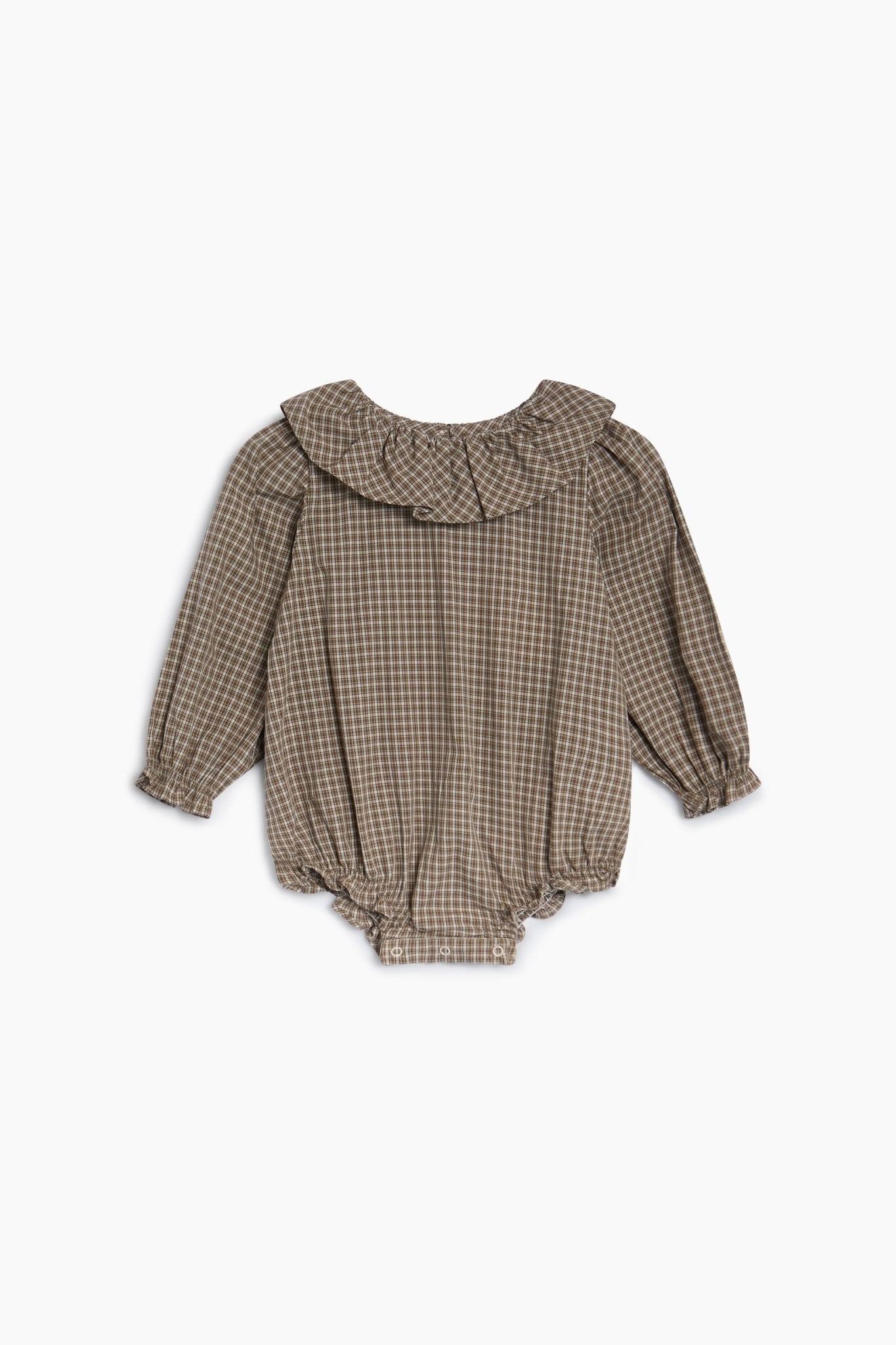 The New Society Wander pagliaccetto cotone quadri
