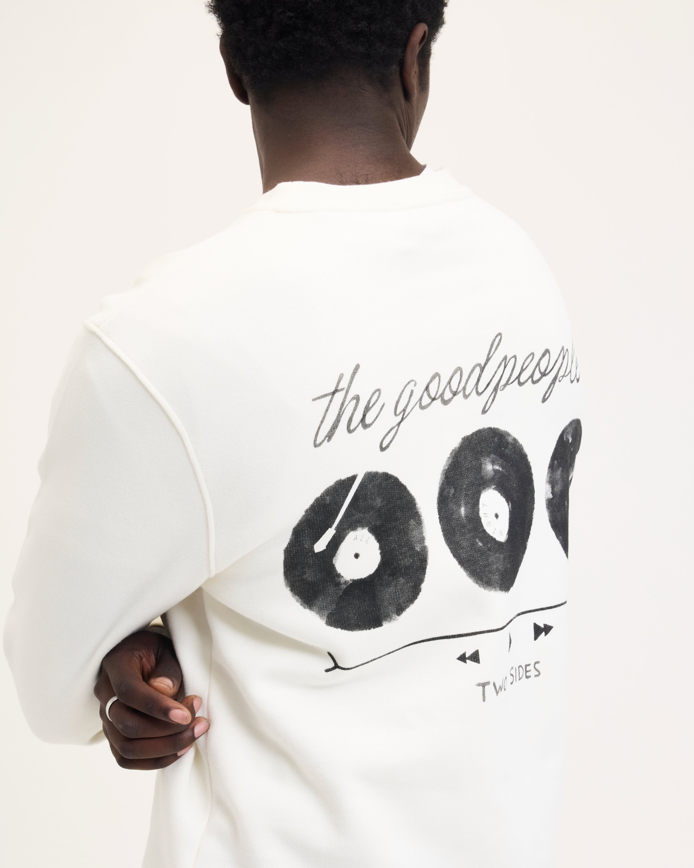 GOODPEOPLE Laurent maglione panna cotone 100%