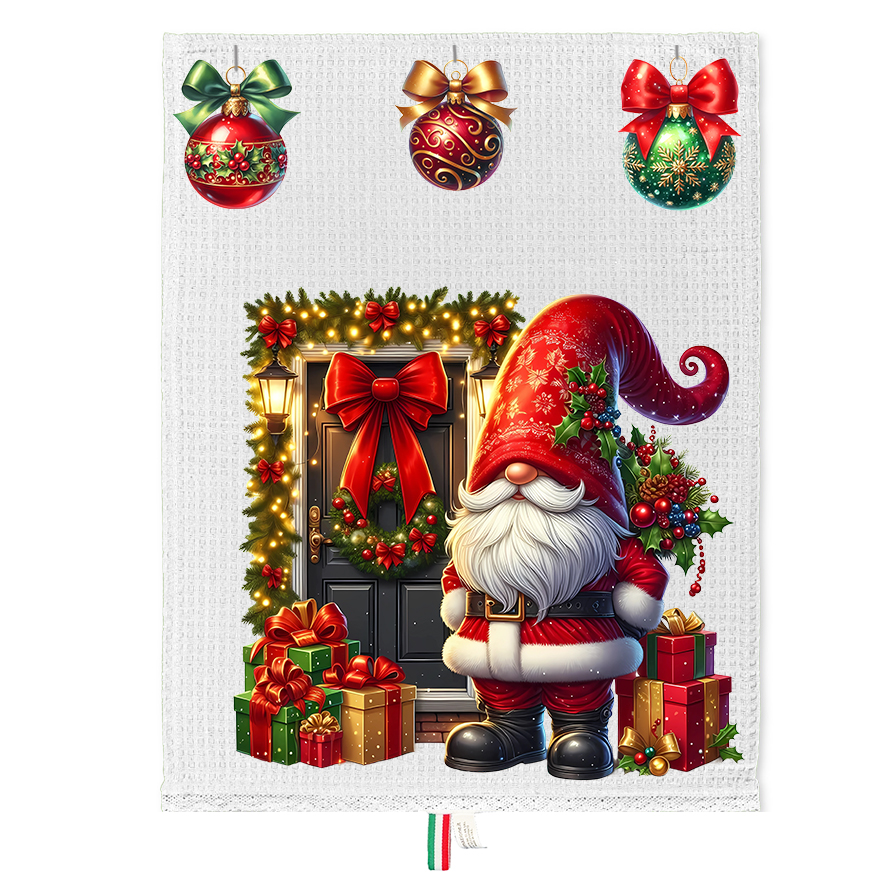 Mr. Gadgets Natale canovaccio cucina in cotone festa