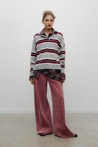 THE NEW SOCIETY Spin polo donna lana cashmere