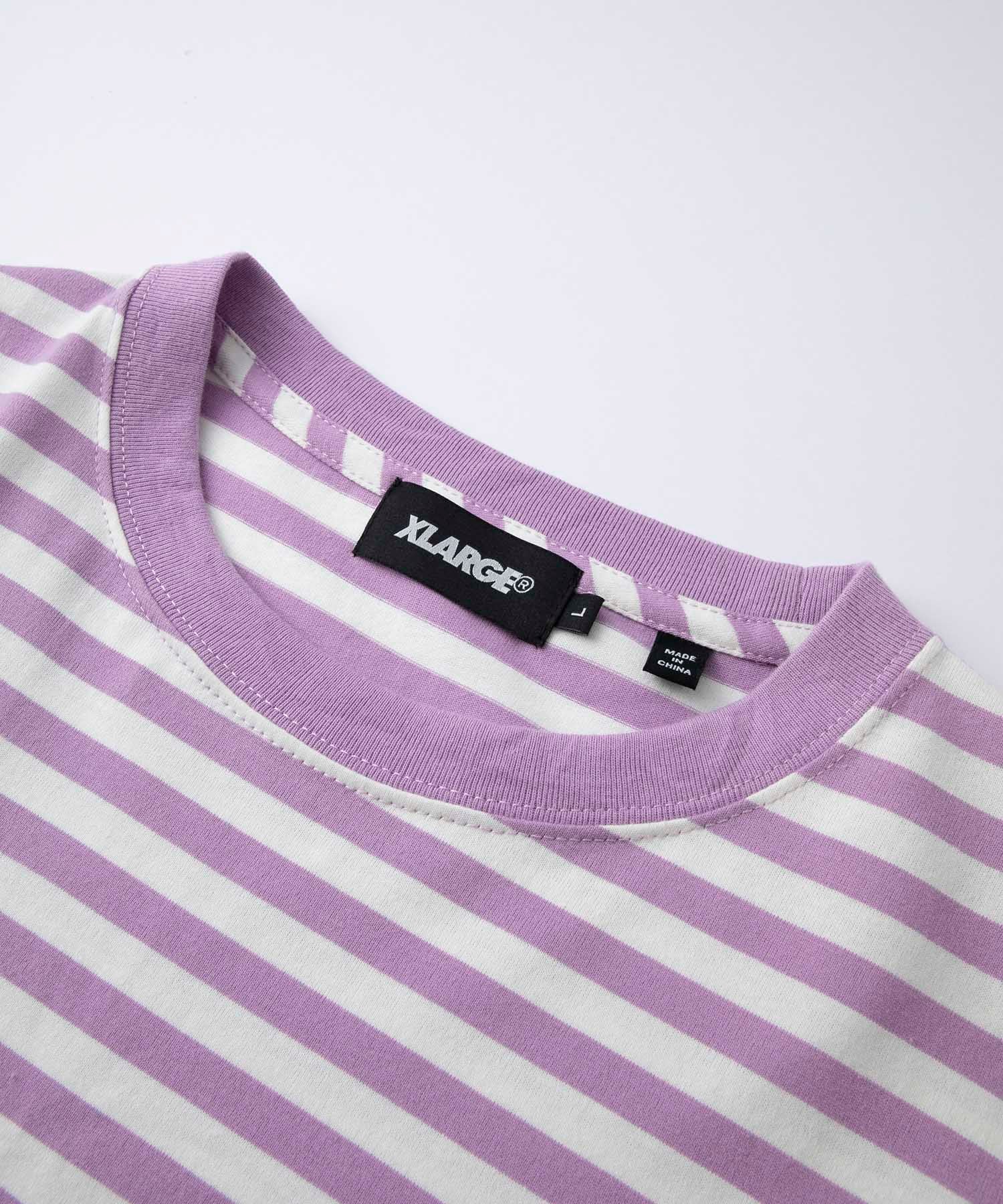 X-Large Richard Border t-shirt lilla S cotone spesso