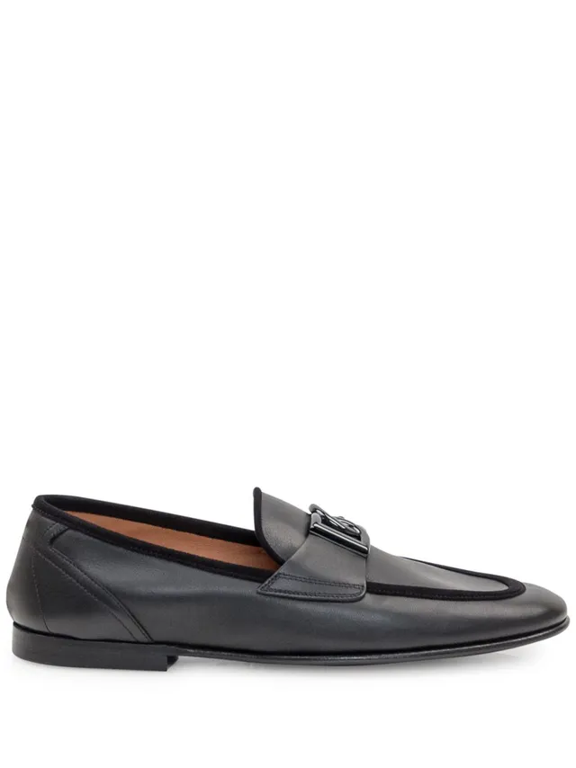 Dolce & Gabbana A50462 mocassini uomo neri pelle