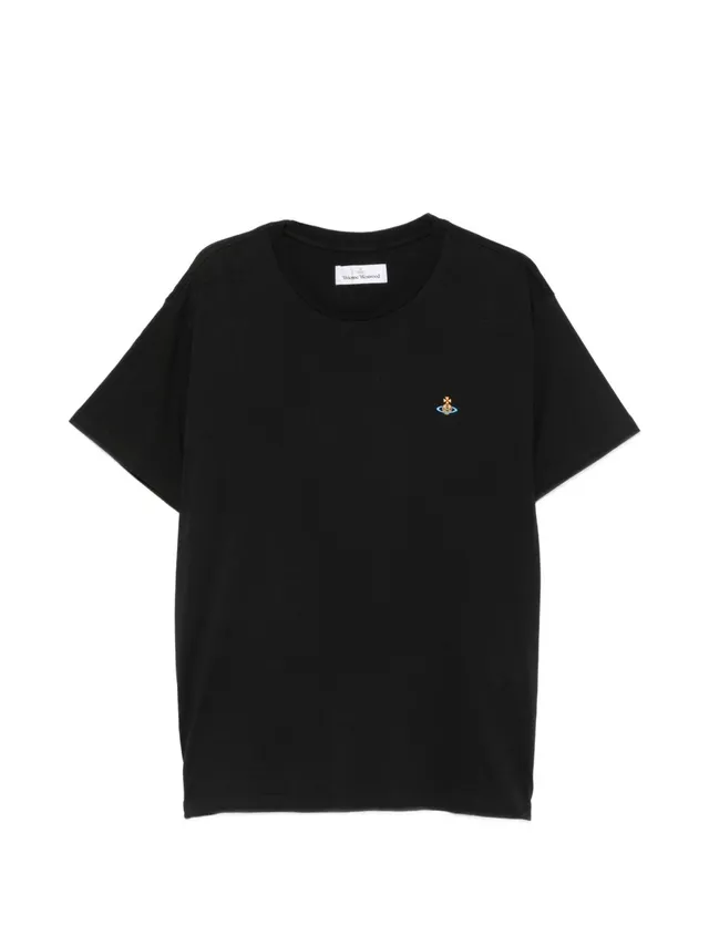 Vivienne Westwood 3G010013 t-shirt nera cotone