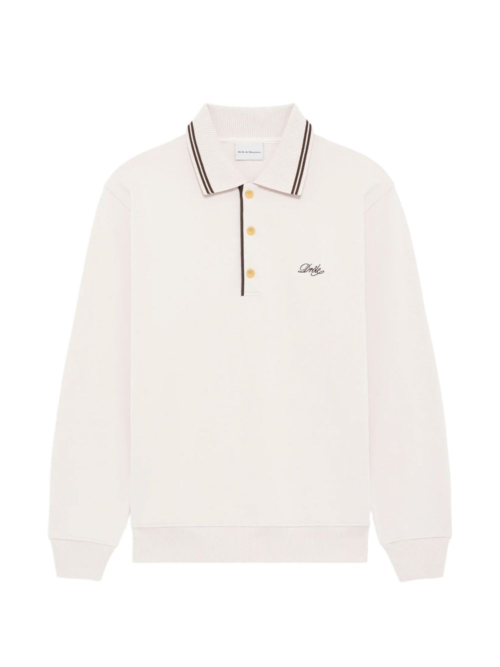 Drôle de Monsieur L-PL132 polo beige uomo