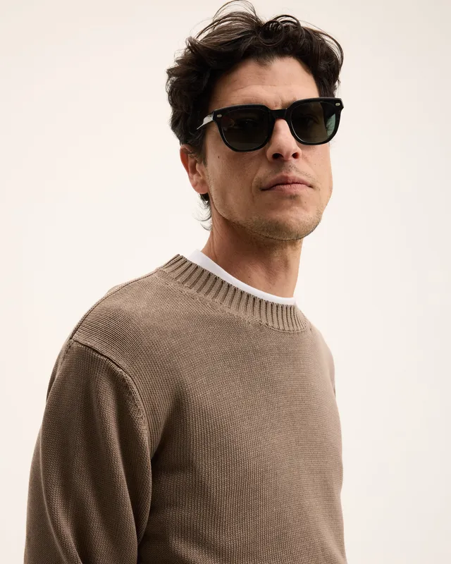 GOODPEOPLE Kid maglione cotone marrone