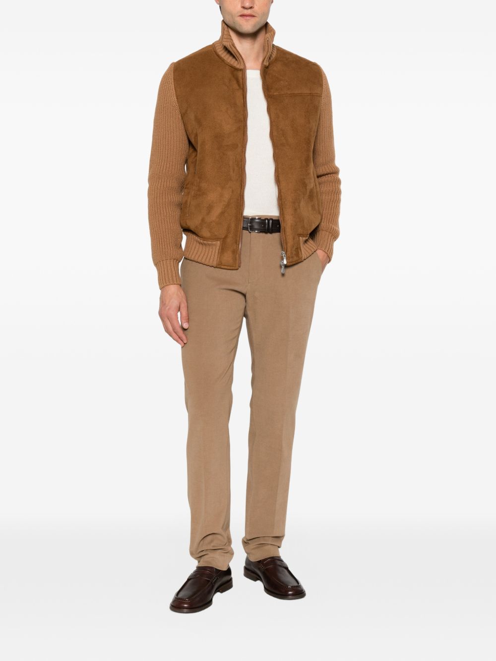Berwich Morello Elax TS1620X pantaloni beige uomo