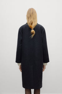 The New Society Elan Cappotto Donna Grigio Antracite Lana