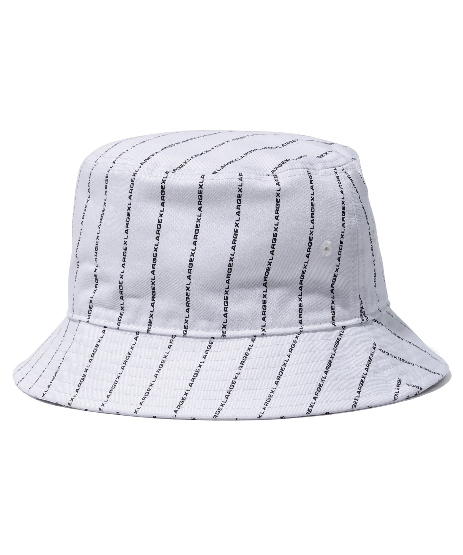 X-Large Allover Logo bucket hat bianco M cotone
