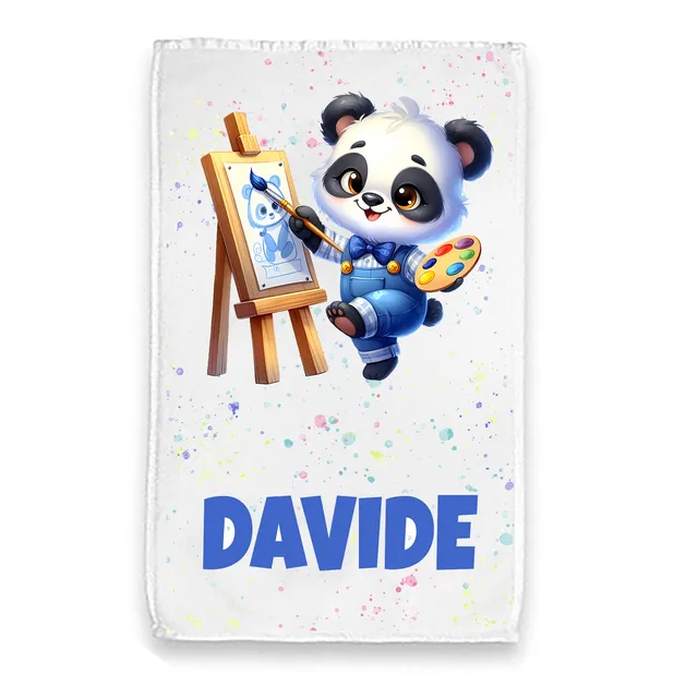 Mr. Gadgets asciugamano bambini panda dipinge spugna