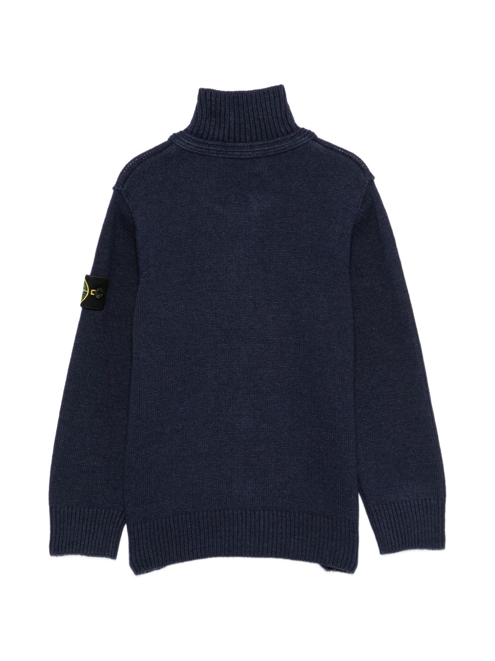 Stone Island Junior L2S165100003 cardigan bambino blu navy