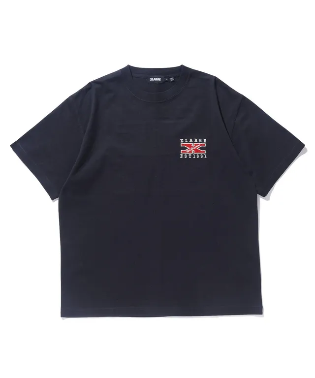 X-Large X Logo maglietta bianca cotone maniche corte