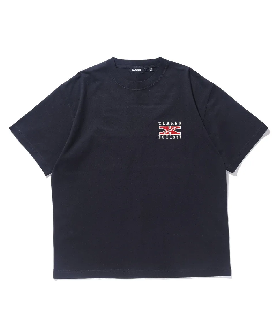 X-Large X Logo maglietta bianca cotone maniche corte