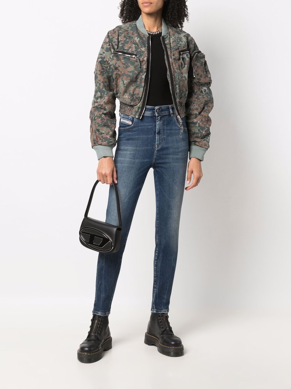 Diesel X08396 borsa a mano nera donna