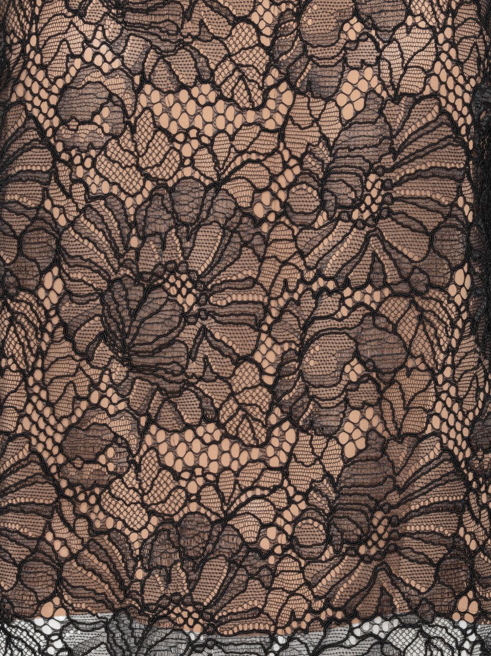 ROTATE 116263100 blusa nera in pizzo