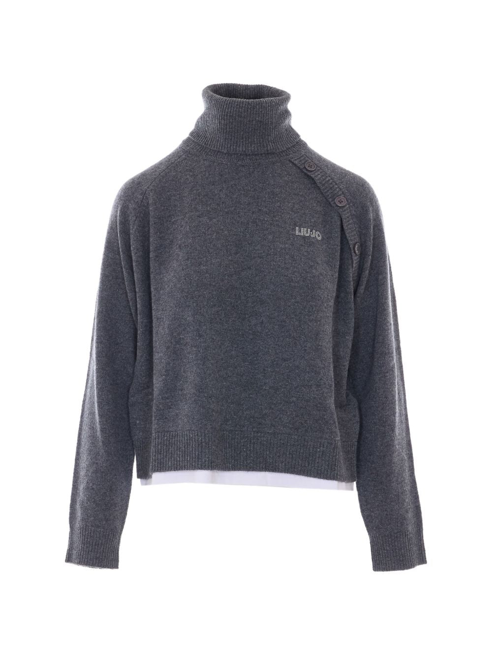 Liu Jo White WF6369MS009 Maglia Grigio Melange