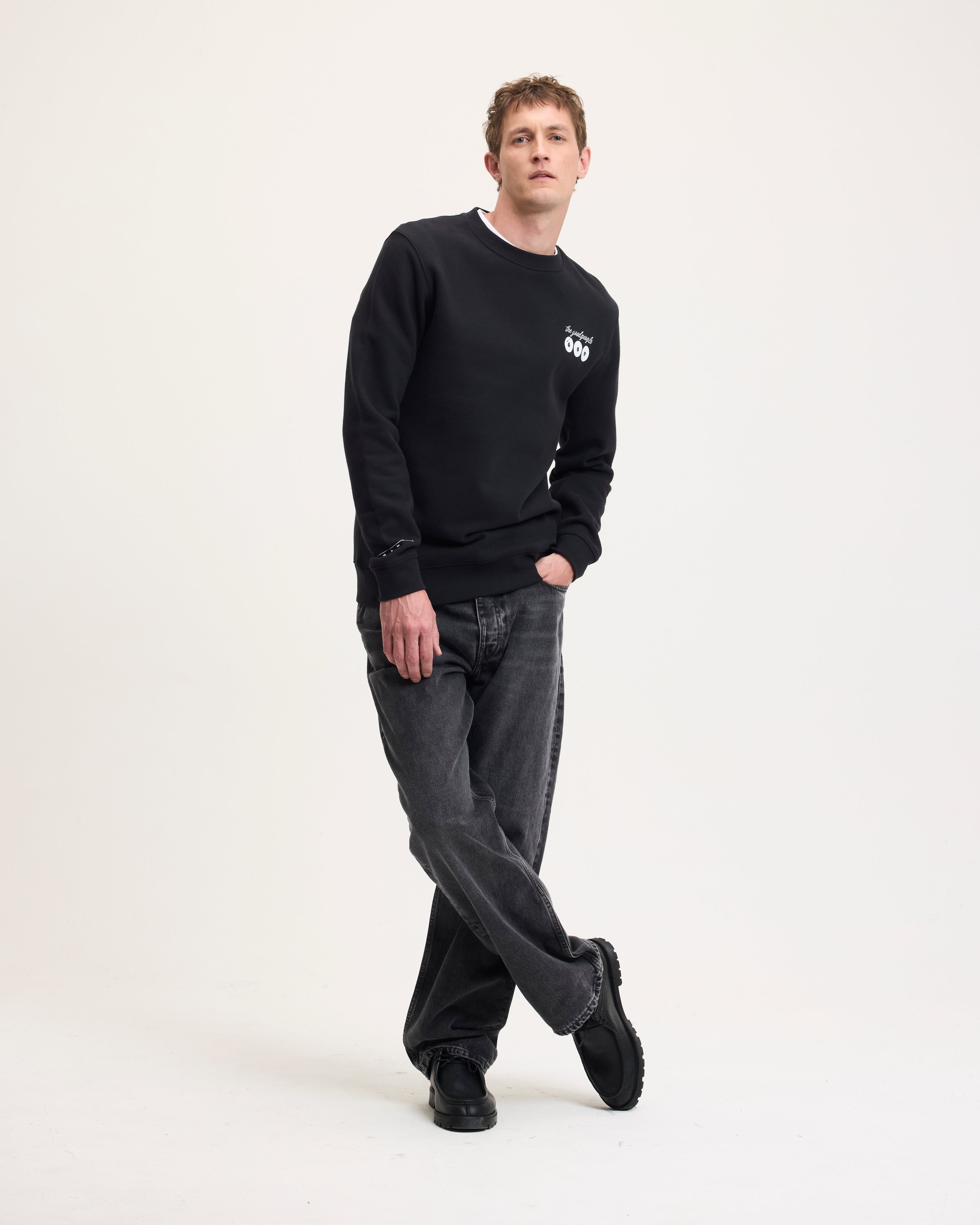 Goodpeople Laurent maglione cotone nero