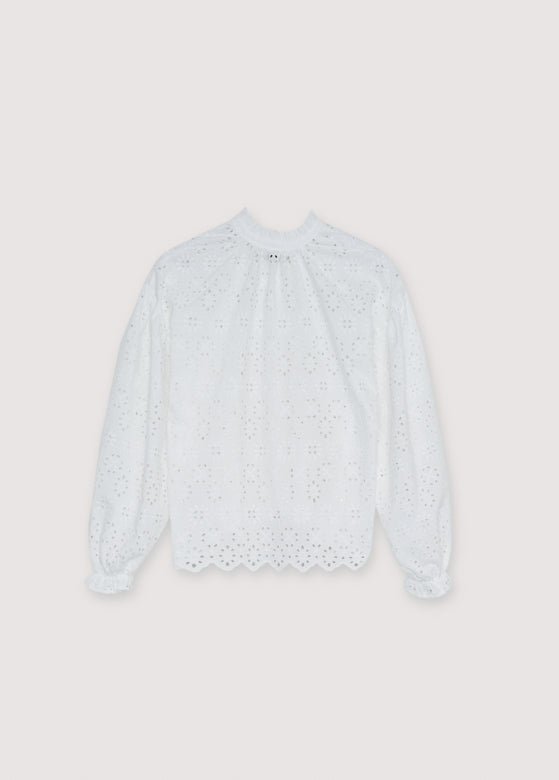 The New Society Sakura camicetta donna Pure Cloud S cotone ricamato