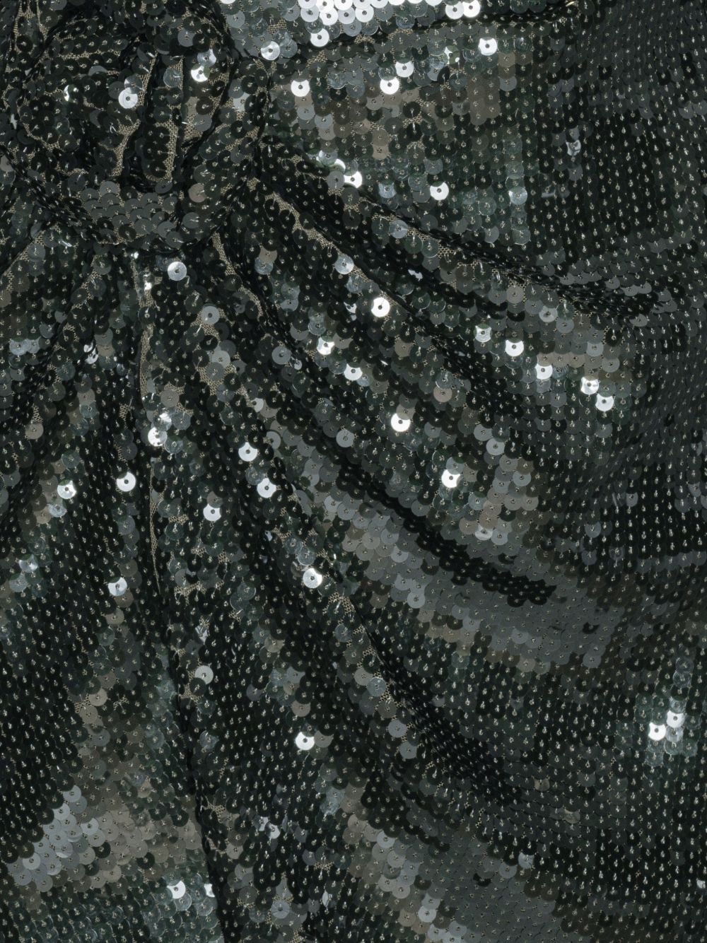 Rotate 116141265 abito corto donna verde paillettes