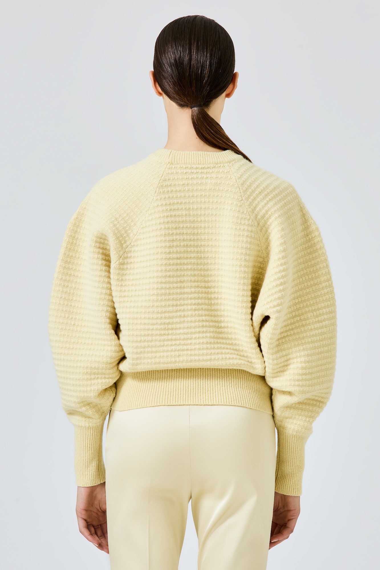 Sa Su Phi maglione a quadri in cashmere giallo