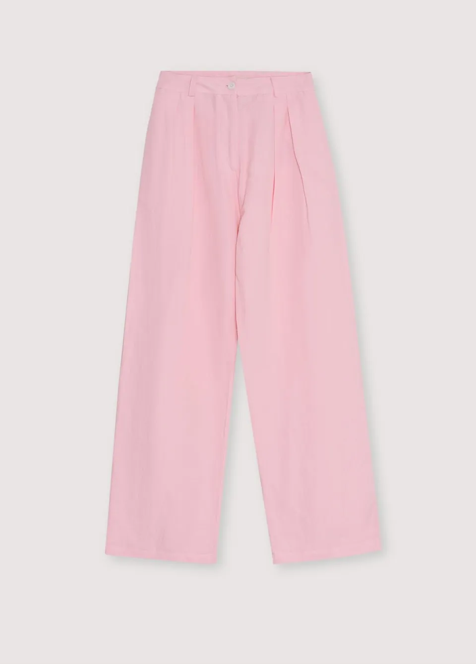The New Society Amaryllis pantalone donna rosa lino