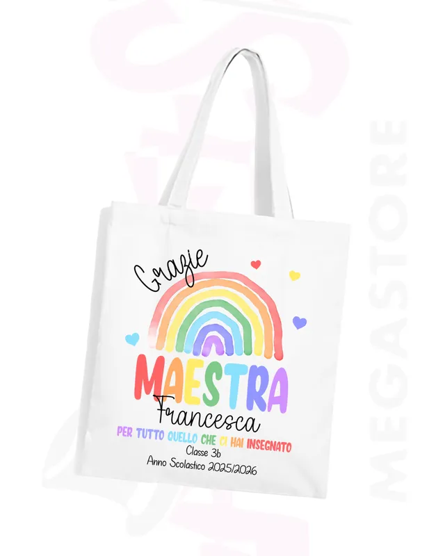 Mr Gadgets shopper in cotone regalo maestra