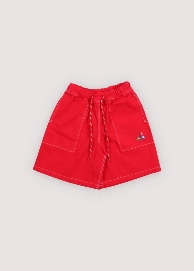 The New Society Cosmos Bermuda Tulip Red cotone 6 anni